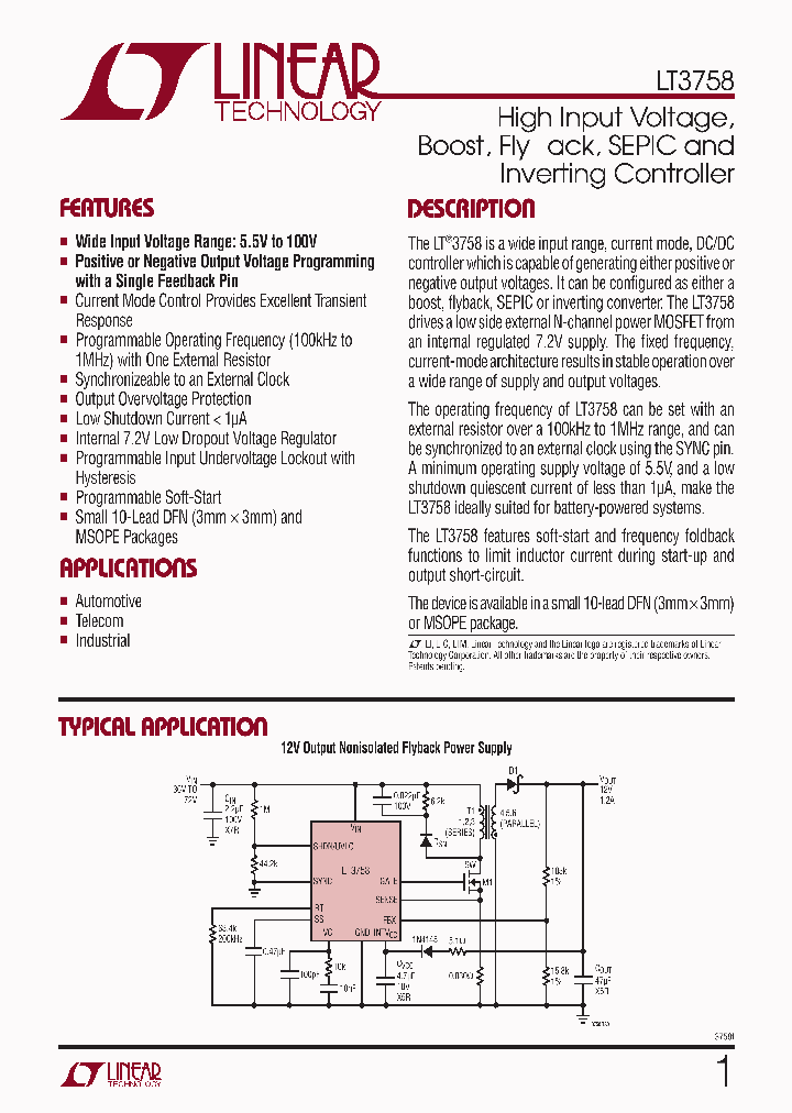 LT3758EDDPBF_4509621.PDF Datasheet