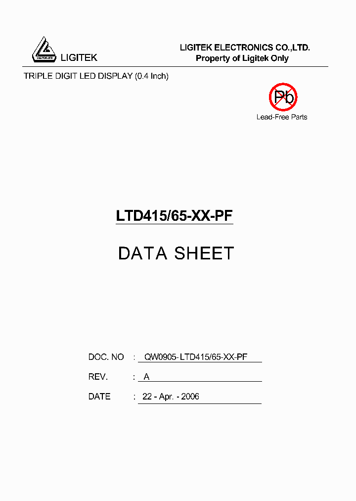 LTD415-65-XX-PF_4701512.PDF Datasheet