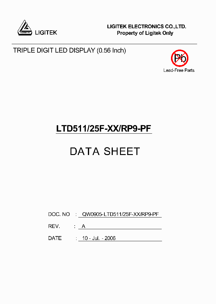 LTD511-25F-XX-RP9-PF_4606043.PDF Datasheet