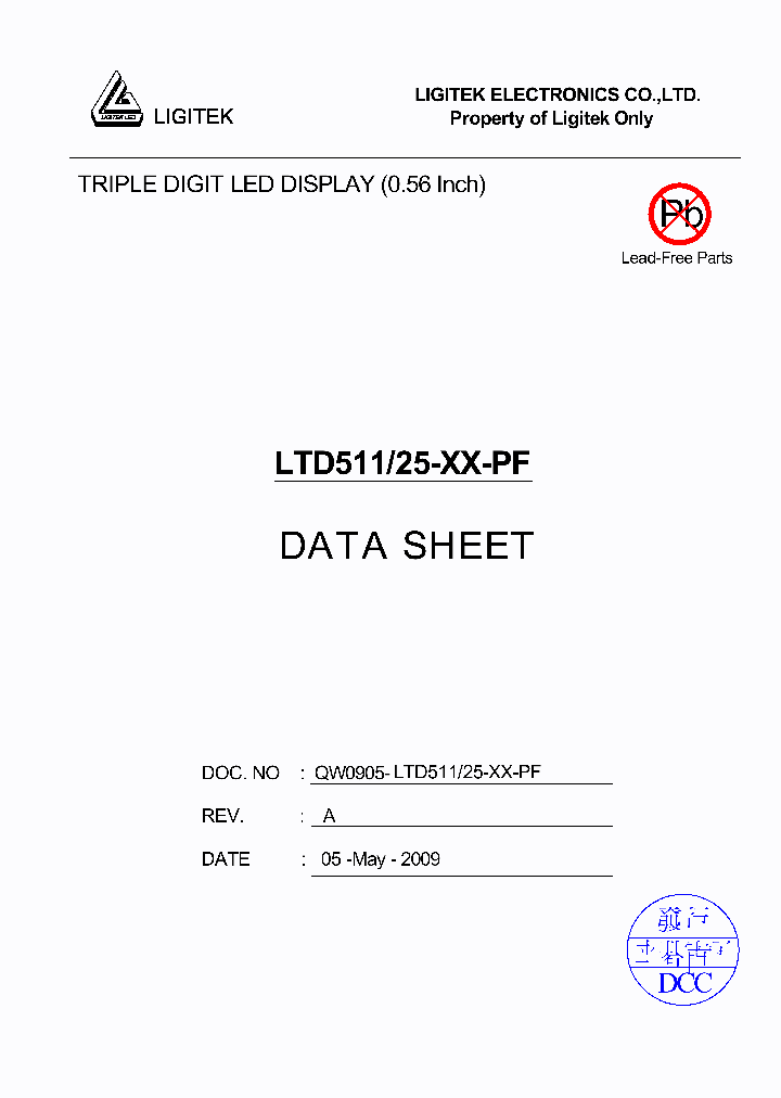 LTD511-25-XX-PF_4868618.PDF Datasheet