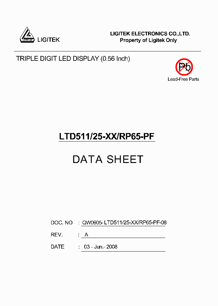 LTD511-25-XX-RP65-PF_4868620.PDF Datasheet