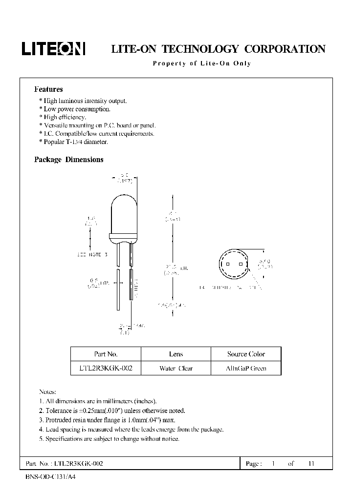 LTL2R3KGK-002_4667796.PDF Datasheet