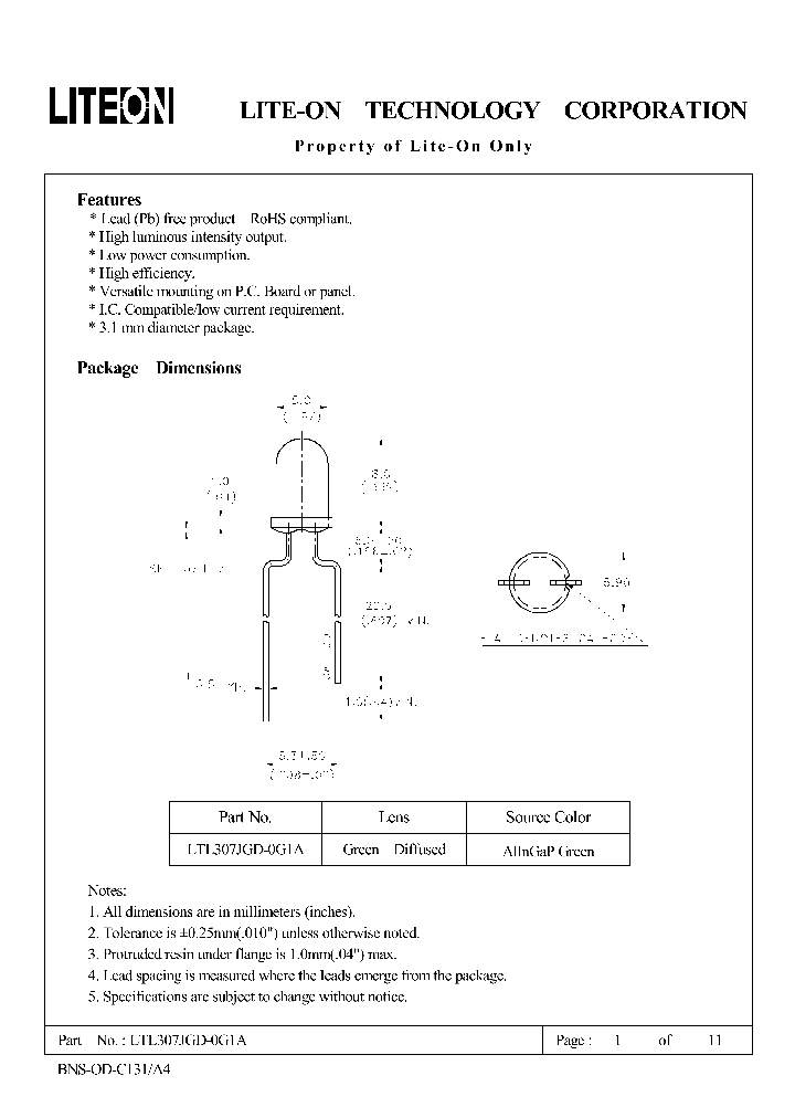 LTL307JGD-0G1A_4539931.PDF Datasheet