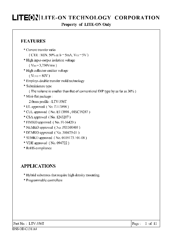 LTV-356T_4617451.PDF Datasheet