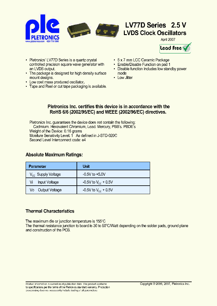 LV7720DEW-1250M_4379410.PDF Datasheet