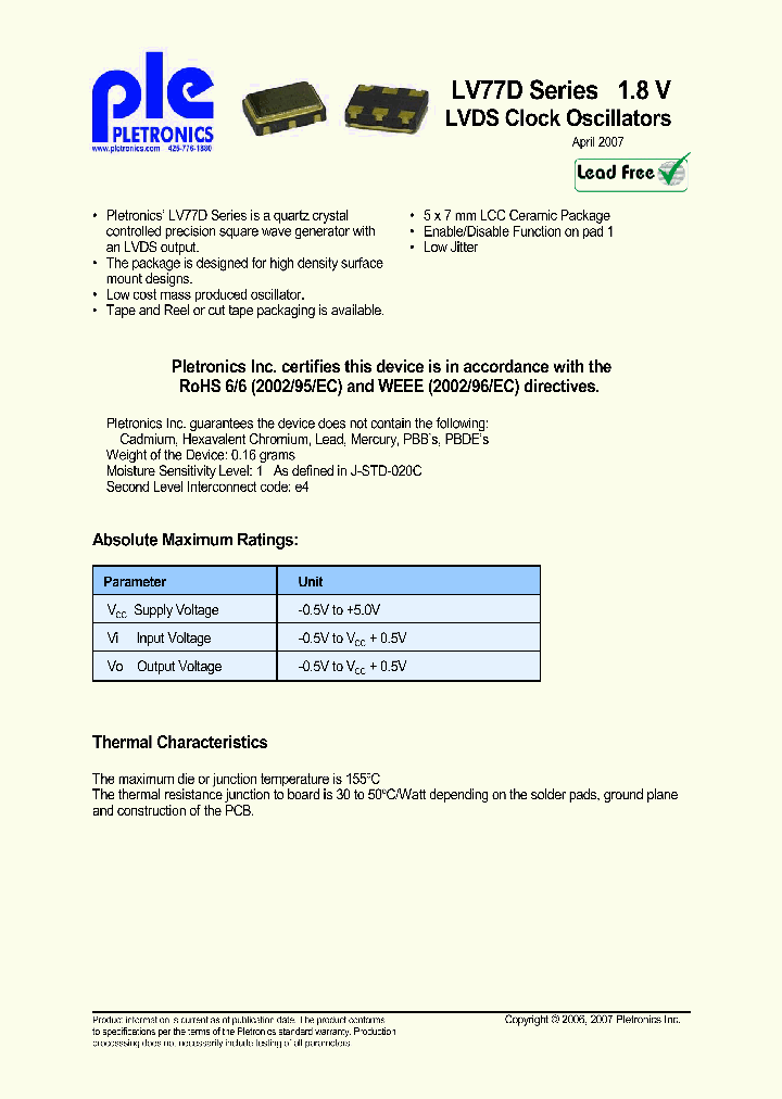 LV7720DEX-1250M_4658830.PDF Datasheet