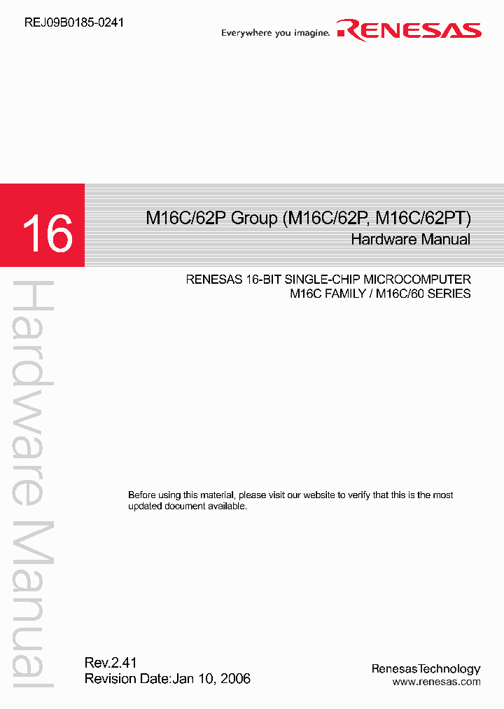 M16C62P_4329056.PDF Datasheet