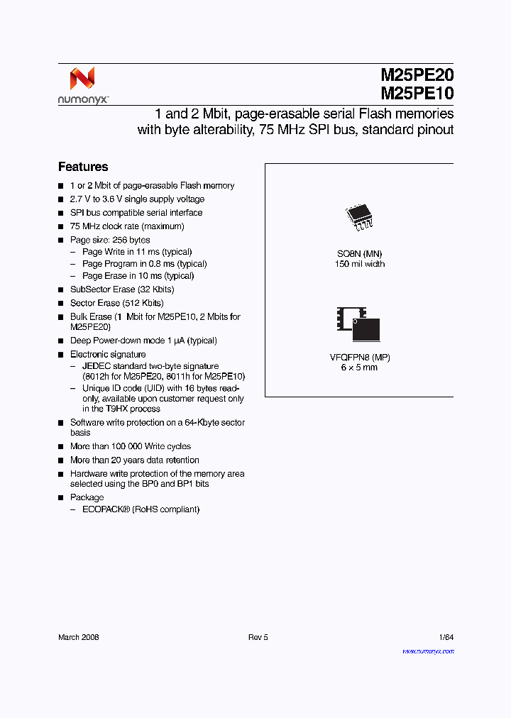 M25PE10_4842613.PDF Datasheet