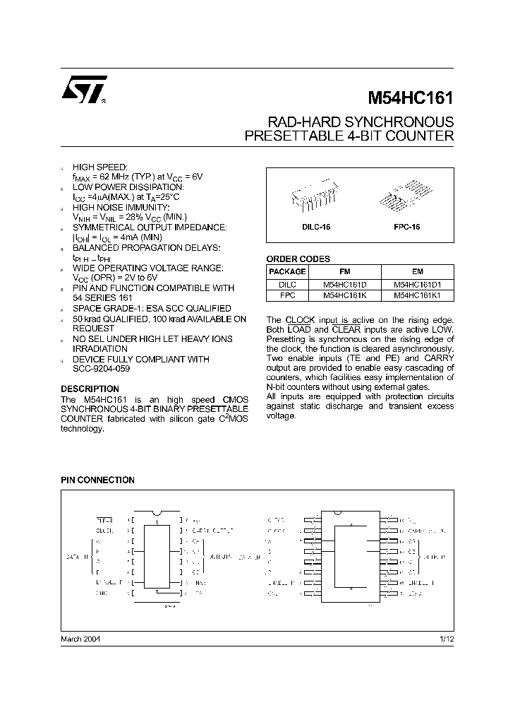 M54HC161D_4312746.PDF Datasheet