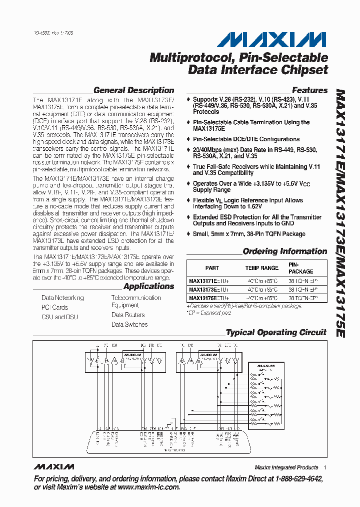 MAX13175E_4477243.PDF Datasheet