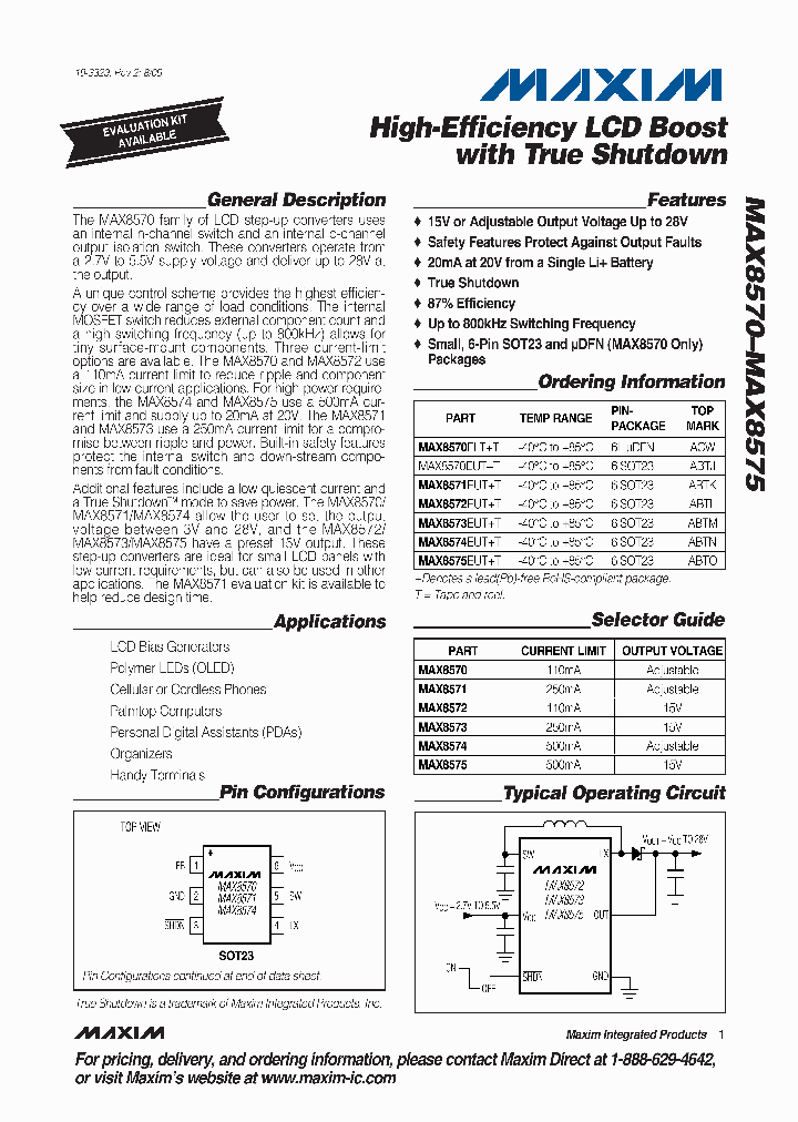 MAX8570EUTT_4468509.PDF Datasheet