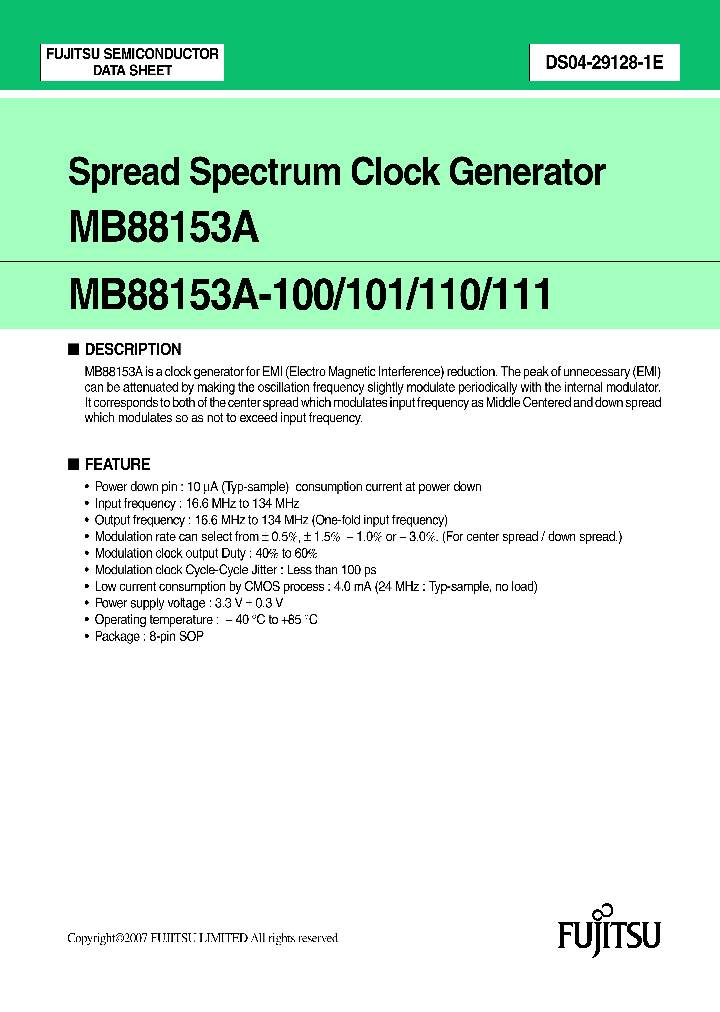 MB88153A-100_4780496.PDF Datasheet