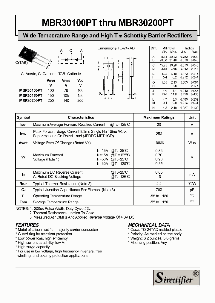 MBR30100PT_4469373.PDF Datasheet
