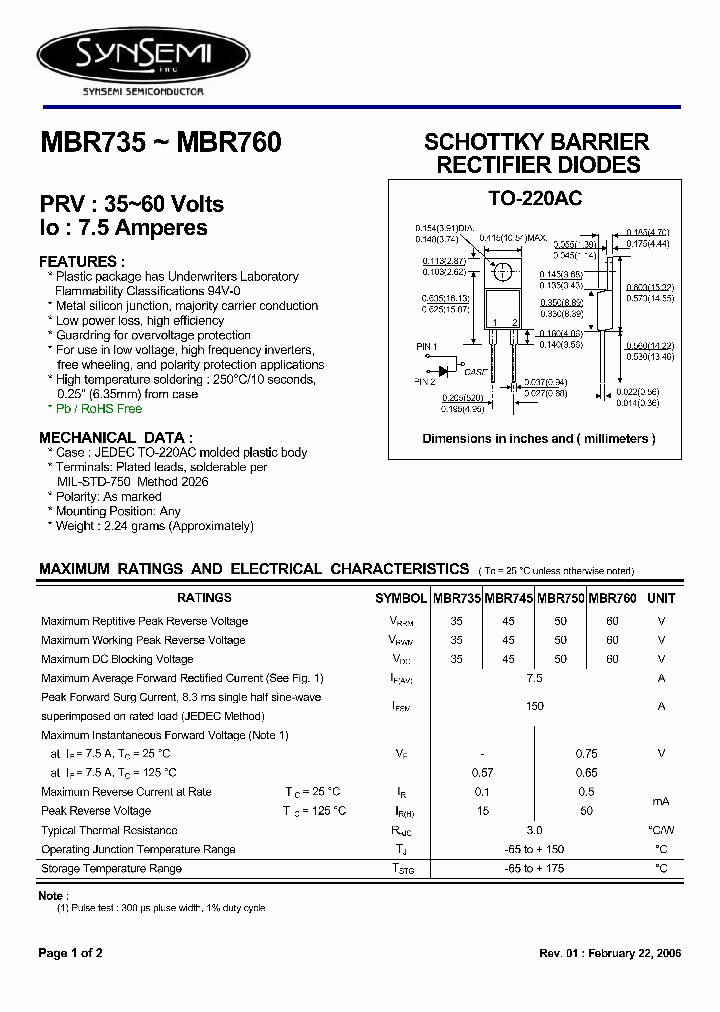 MBR760_4576228.PDF Datasheet