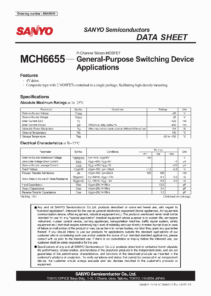 MCH6655_4492451.PDF Datasheet