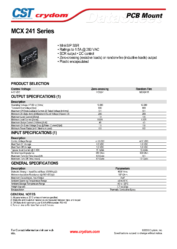 MCX241_4470157.PDF Datasheet