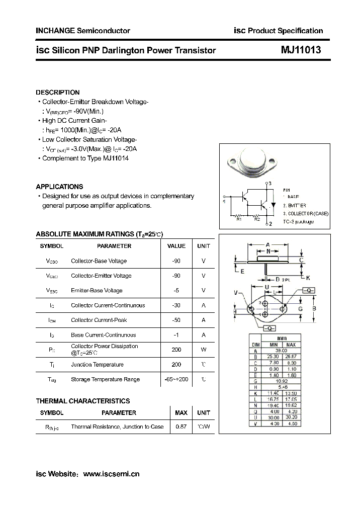 MJ11013_4382502.PDF Datasheet