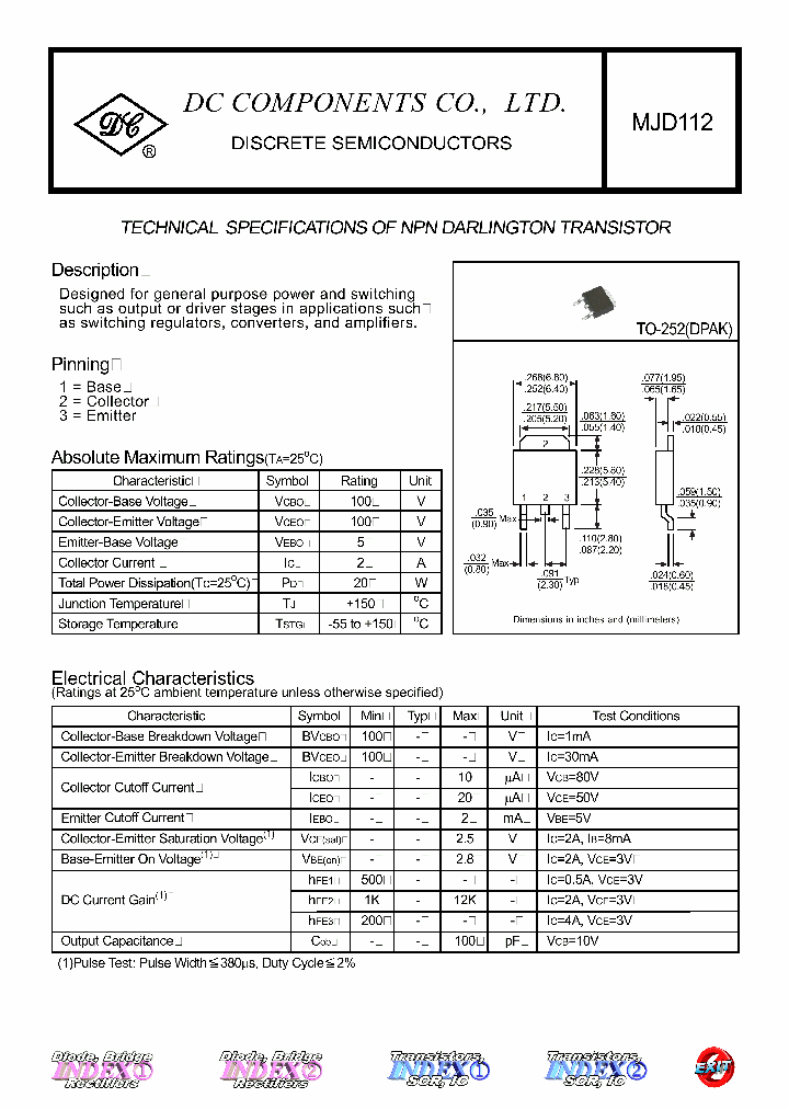 MJD112_4636430.PDF Datasheet