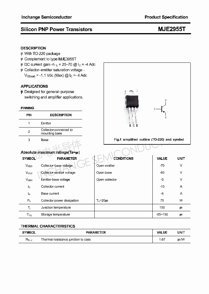 MJE2955T_4347931.PDF Datasheet