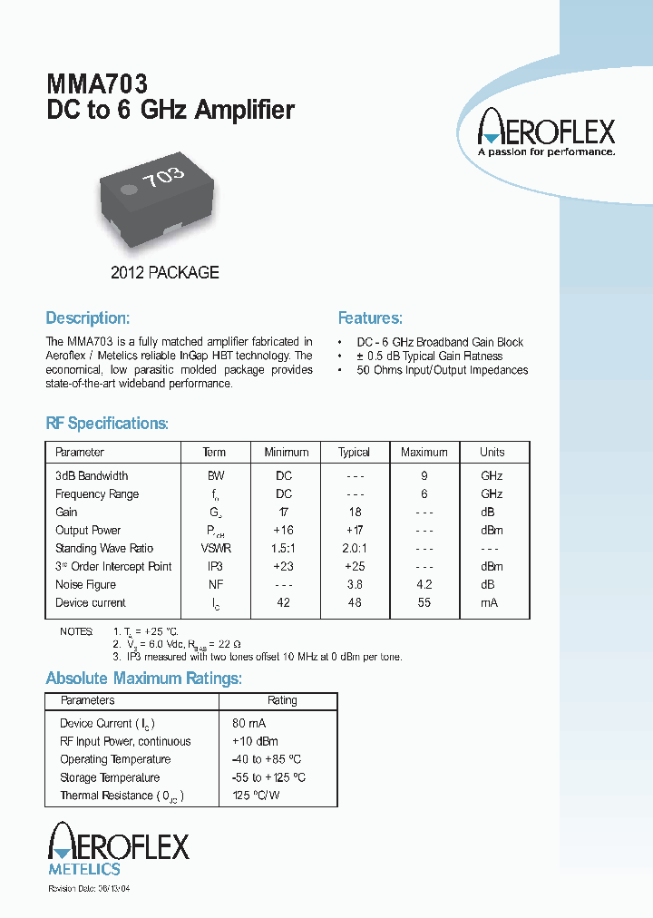 MMA703_4169588.PDF Datasheet