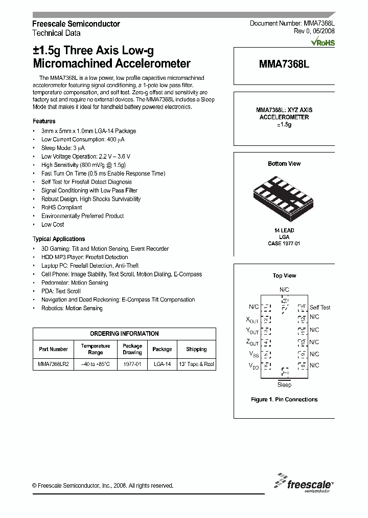 MMA7368LR2_4491699.PDF Datasheet