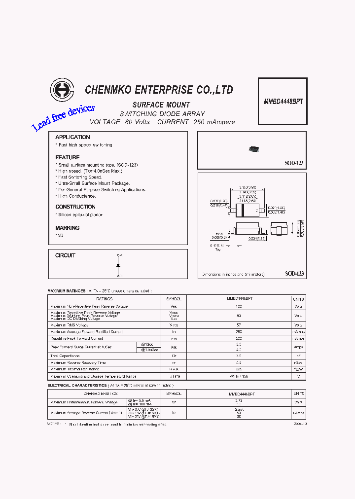 MMBD4448BPT_4681248.PDF Datasheet