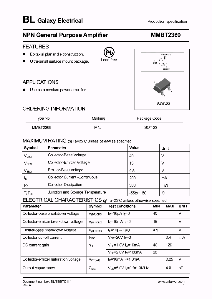 MMBT2369_4199066.PDF Datasheet