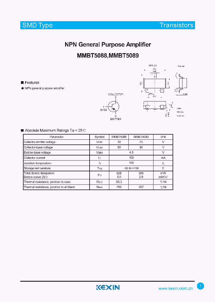 MMBT5088_4319041.PDF Datasheet