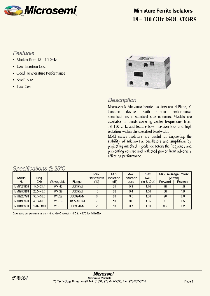 MMI22599T_4538663.PDF Datasheet