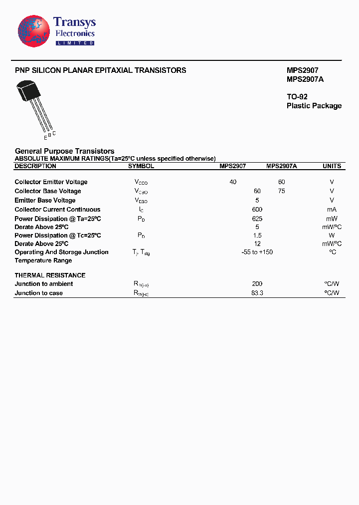 MPS2907_4219281.PDF Datasheet