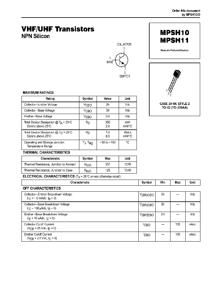 MPSH10_4548200.PDF Datasheet