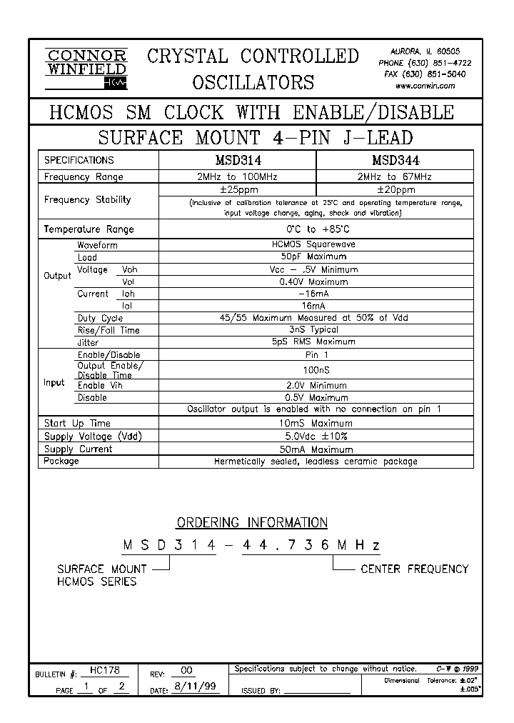 MSD314-44736M_4327305.PDF Datasheet