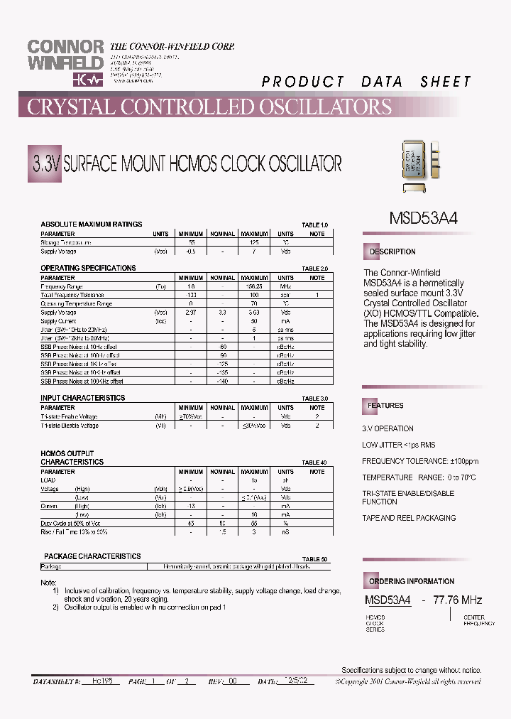 MSD53A4-7776M_4516983.PDF Datasheet