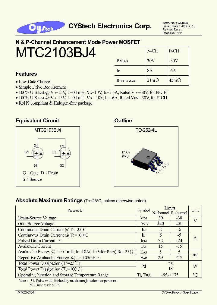 MTC2103BJ4_4540231.PDF Datasheet