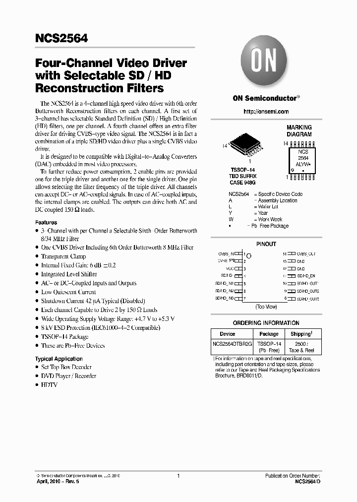 NCS2564_4777698.PDF Datasheet