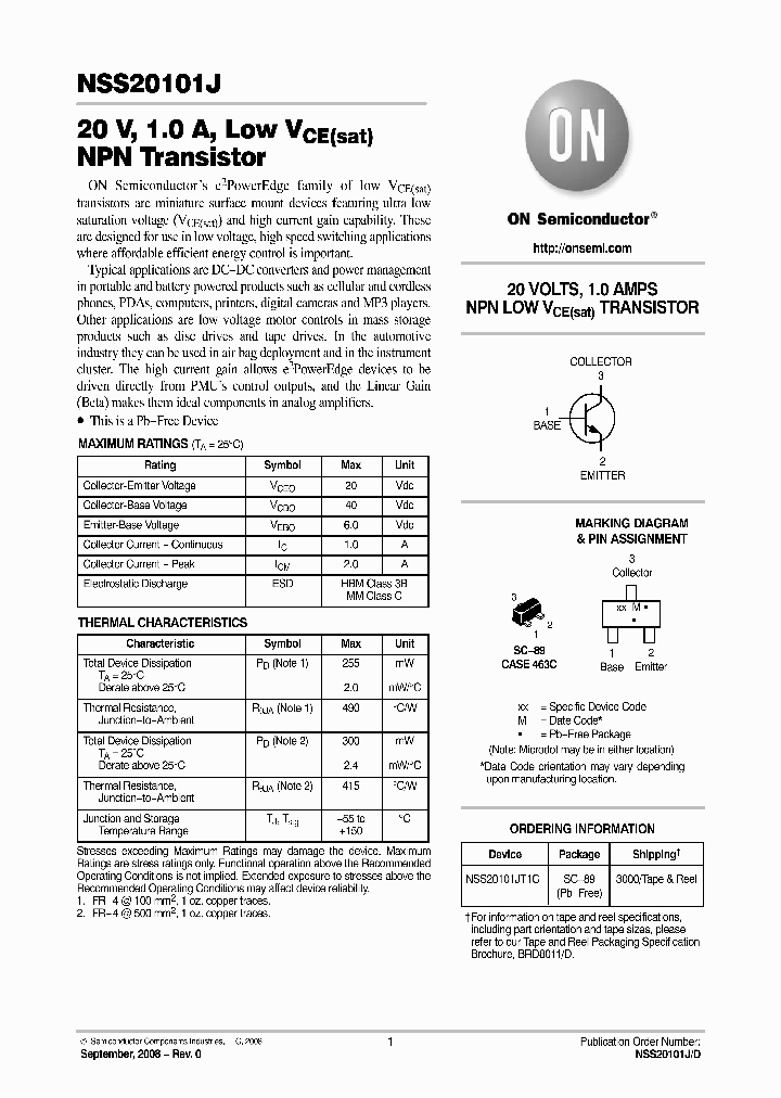 NSS20101JT1G_4674287.PDF Datasheet