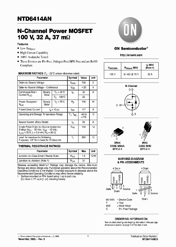 NTD6414AN_4562745.PDF Datasheet