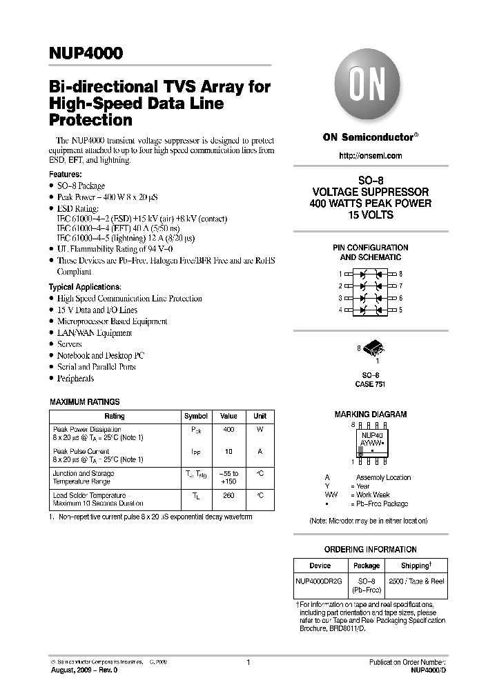 NUP4000_4579717.PDF Datasheet