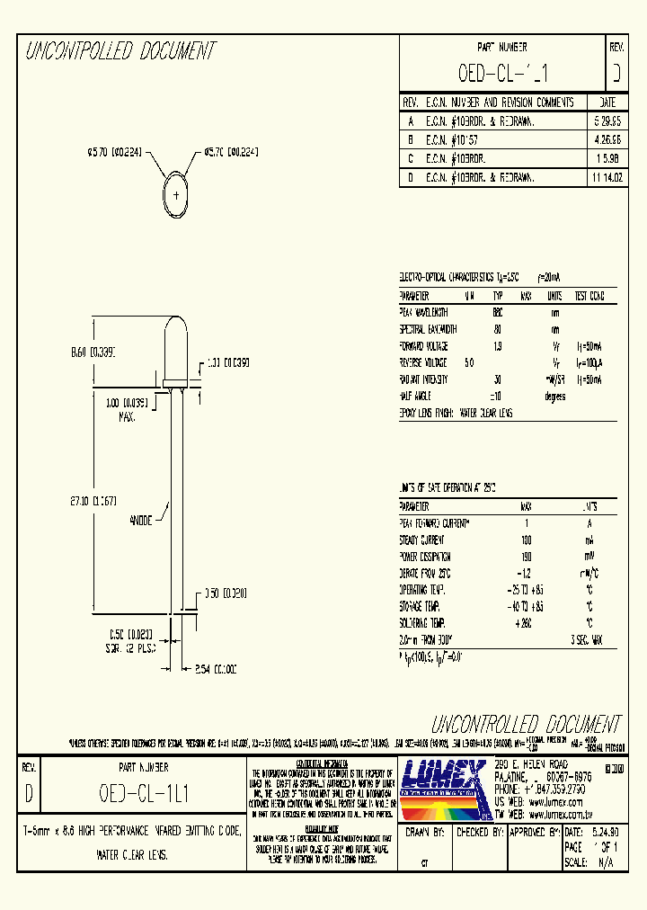 OED-CL-1L1_4428731.PDF Datasheet