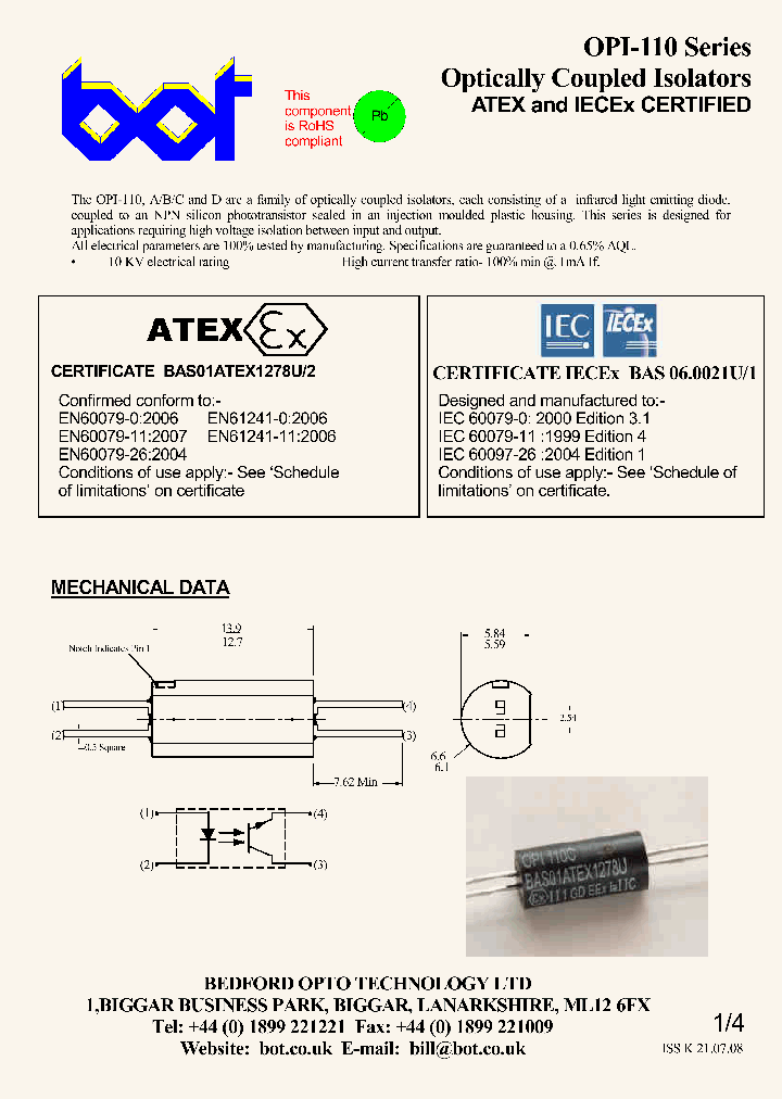 OPI110_4313812.PDF Datasheet