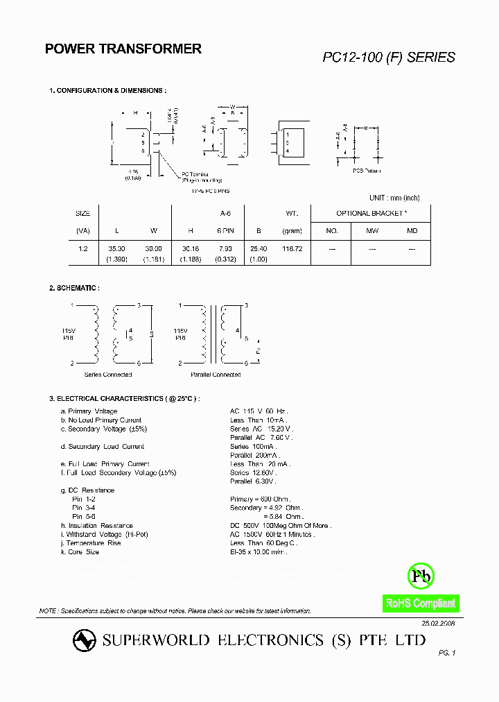 PC12-100_4864685.PDF Datasheet