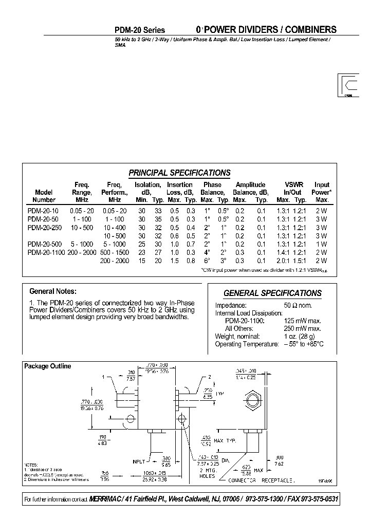 PDM-20-10_4639704.PDF Datasheet