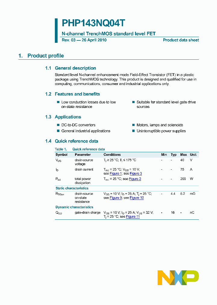 PHP143NQ04T_4606743.PDF Datasheet