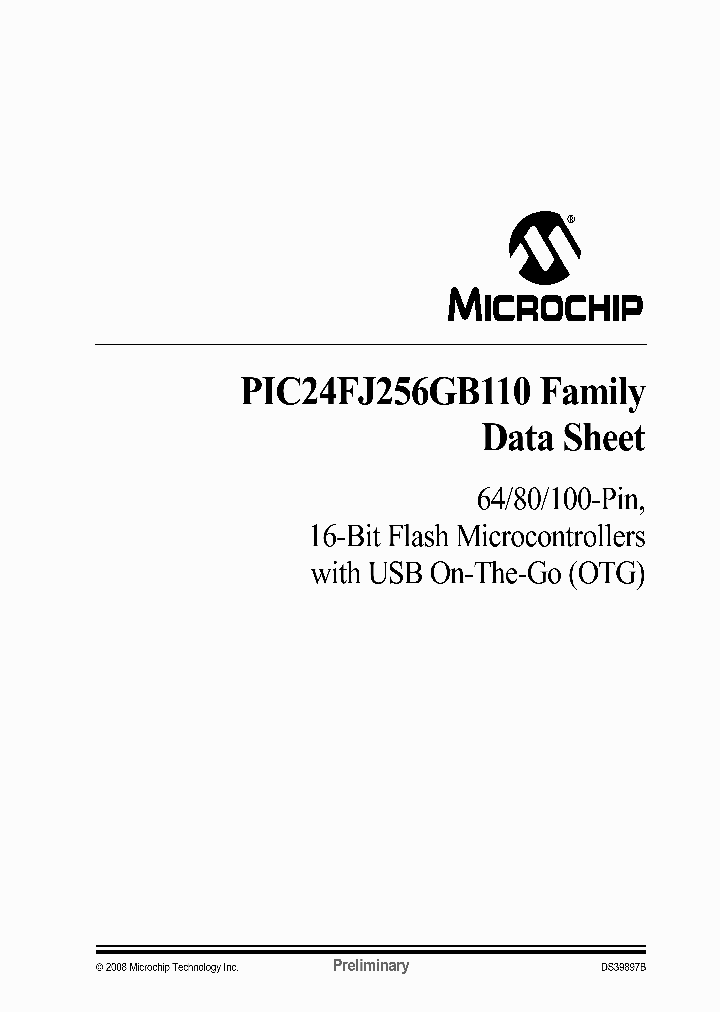 PIC24FJ256GB110_4914331.PDF Datasheet