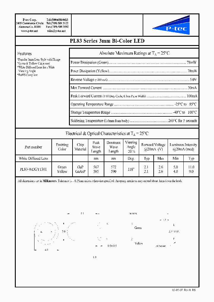 PL83-WDGY1301_4457606.PDF Datasheet
