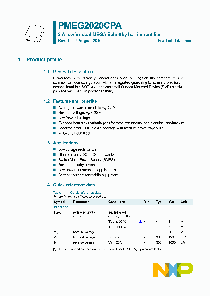 PMEG2020CPA_4845249.PDF Datasheet