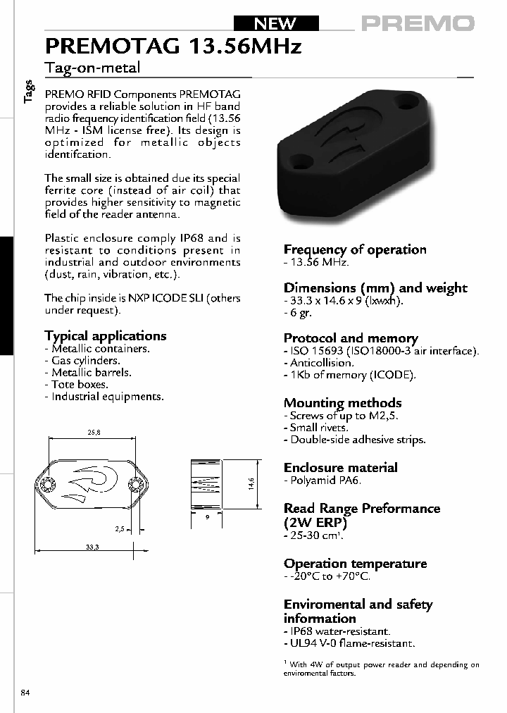 PREMOTAG_4455090.PDF Datasheet