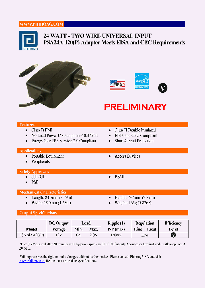 PSA24A-120_4752283.PDF Datasheet