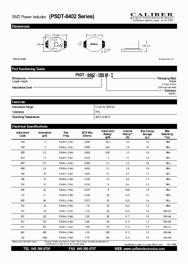 PSDT-0402_4238496.PDF Datasheet