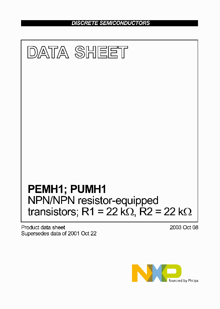 PUMH1_4552560.PDF Datasheet